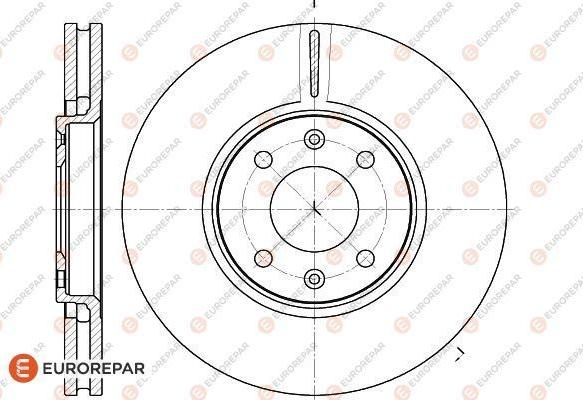 EUROREPAR 1618863080 - Bremžu diski autodraugiem.lv