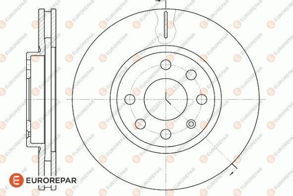 EUROREPAR 1618884180 - Bremžu diski autodraugiem.lv