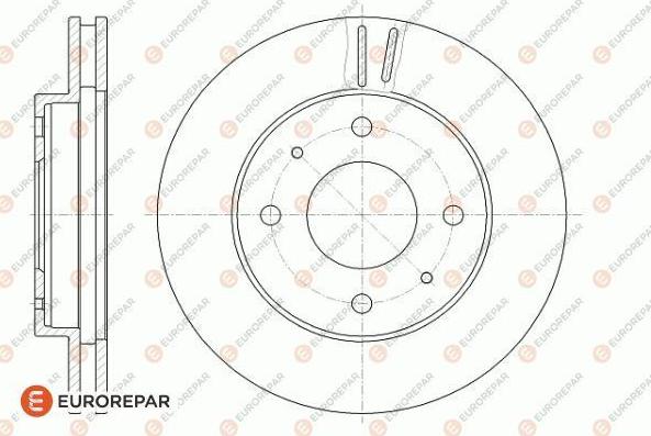 EUROREPAR 1618885380 - Bremžu diski autodraugiem.lv