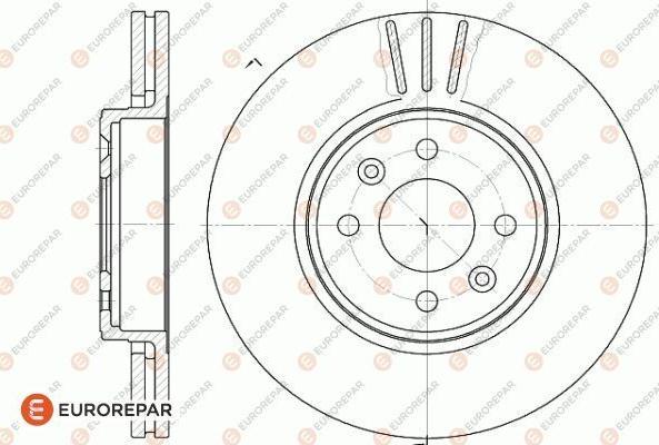 EUROREPAR 1618880480 - Bremžu diski autodraugiem.lv