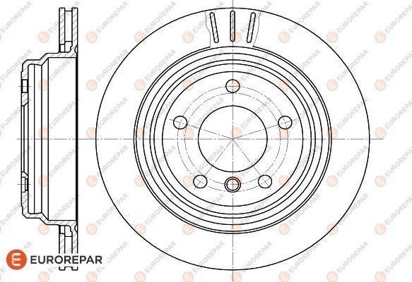 EUROREPAR 1618880780 - Bremžu diski autodraugiem.lv