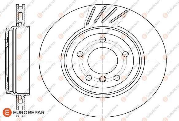 EUROREPAR 1618888780 - Bremžu diski autodraugiem.lv