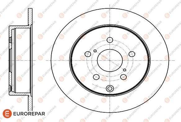 EUROREPAR 1618887780 - Bremžu diski autodraugiem.lv