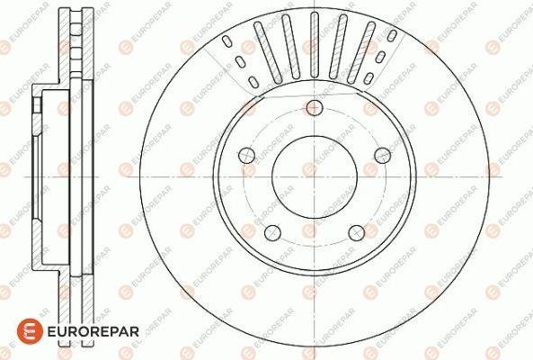 EUROREPAR 1618872380 - Bremžu diski autodraugiem.lv