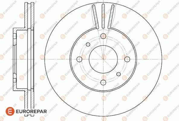 EUROREPAR 1618872280 - Bremžu diski autodraugiem.lv