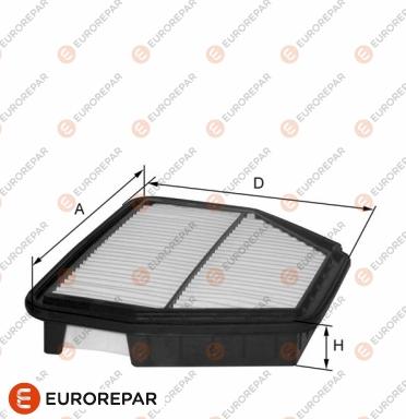 EUROREPAR 1680344080 - Gaisa filtrs autodraugiem.lv