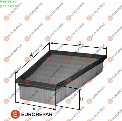 EUROREPAR 1680342680 - Gaisa filtrs autodraugiem.lv