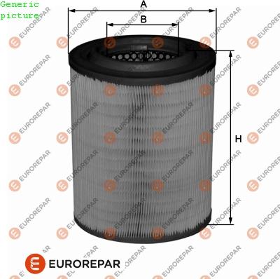 EUROREPAR 1680337680 - Gaisa filtrs autodraugiem.lv