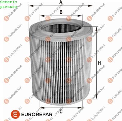EUROREPAR 1680330480 - Gaisa filtrs autodraugiem.lv