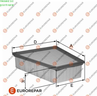 EUROREPAR 1680330580 - Gaisa filtrs autodraugiem.lv