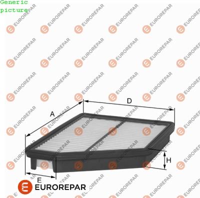 EUROREPAR 1680336180 - Gaisa filtrs autodraugiem.lv