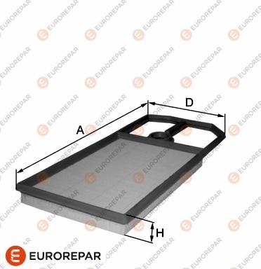 EUROREPAR 1680333480 - Gaisa filtrs autodraugiem.lv