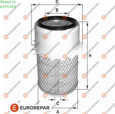 EUROREPAR 1680332580 - Gaisa filtrs autodraugiem.lv