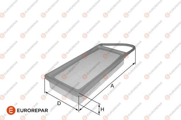 EUROREPAR 1680337580 - Gaisa filtrs autodraugiem.lv