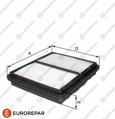 EUROREPAR 1680337080 - Gaisa filtrs autodraugiem.lv