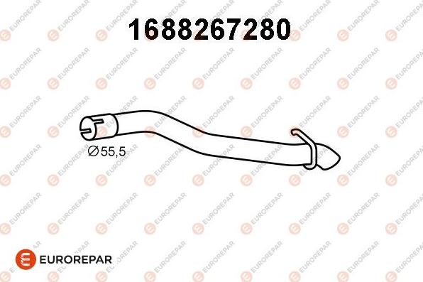 EUROREPAR 1688267280 - Izplūdes caurule autodraugiem.lv