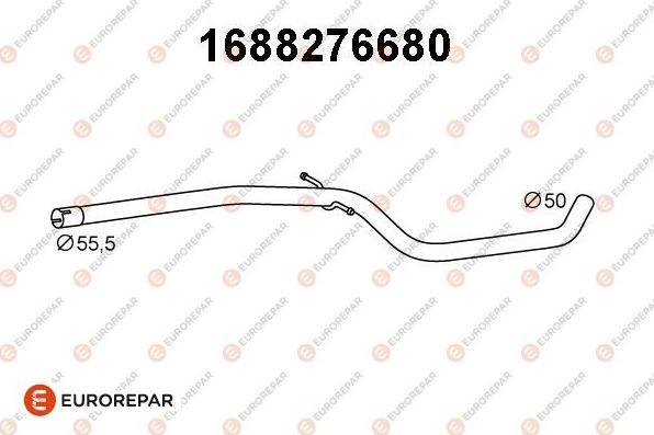 EUROREPAR 1688276680 - Izplūdes caurule autodraugiem.lv