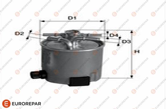 EUROREPAR 1682252780 - Degvielas filtrs autodraugiem.lv