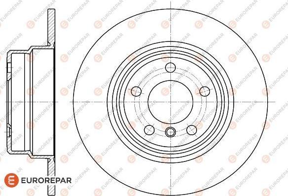 EUROREPAR 1622809080 - Bremžu diski autodraugiem.lv