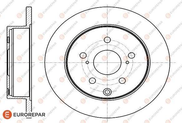 EUROREPAR 1622809380 - Bremžu diski autodraugiem.lv