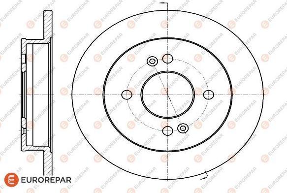 EUROREPAR 1622805480 - Bremžu diski autodraugiem.lv