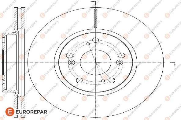 EUROREPAR 1622806780 - Bremžu diski autodraugiem.lv