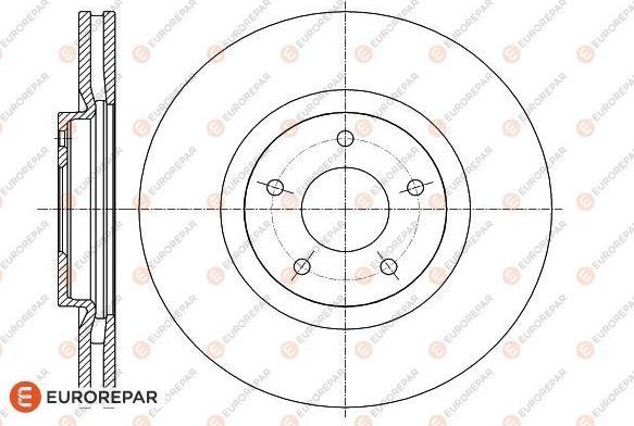 EUROREPAR 1622812980 - Bremžu diski autodraugiem.lv