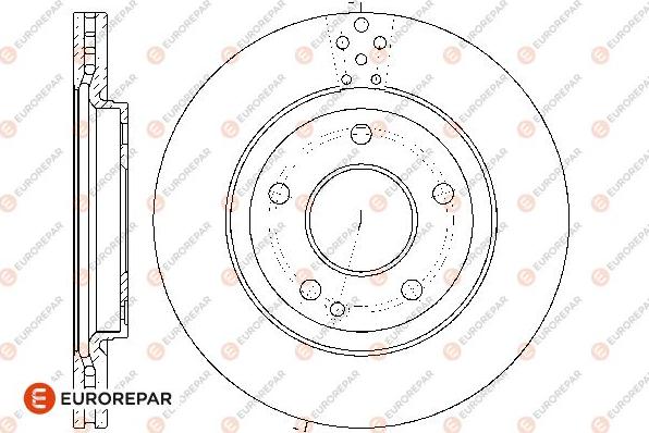 EUROREPAR 1676010480 - Bremžu diski autodraugiem.lv