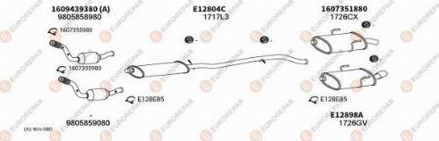 EUROREPAR 102058 - Izplūdes gāzu sistēma autodraugiem.lv