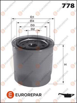 EUROREPAR E149157 - Eļļas filtrs autodraugiem.lv