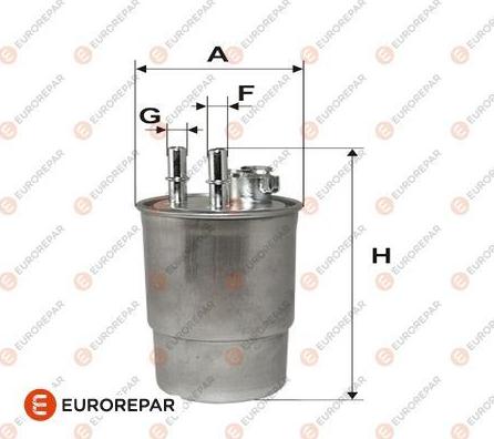 EUROREPAR E148172 - Degvielas filtrs autodraugiem.lv