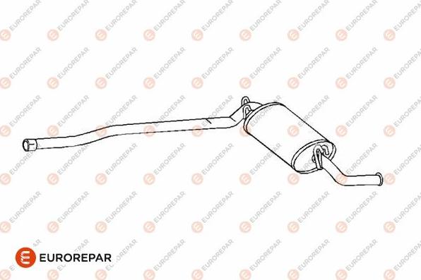 EUROREPAR E12830G - Izplūdes gāzu trokšņa slāpētājs (pēdējais) autodraugiem.lv