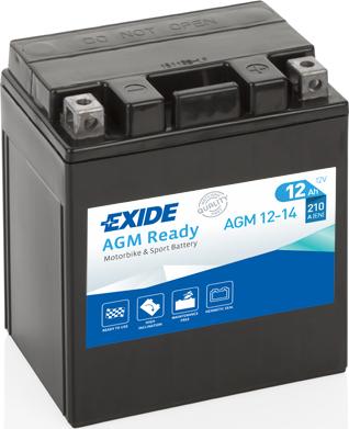 Exide AGM12-14 - Startera akumulatoru baterija autodraugiem.lv