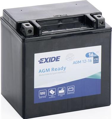 Exide AGM12-16 - Startera akumulatoru baterija autodraugiem.lv