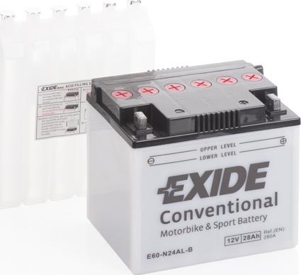 Exide E60-N24AL-B - Startera akumulatoru baterija autodraugiem.lv