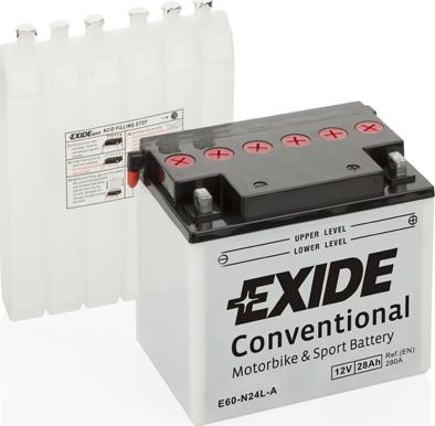 Exide E60-N24L-A - Startera akumulatoru baterija autodraugiem.lv