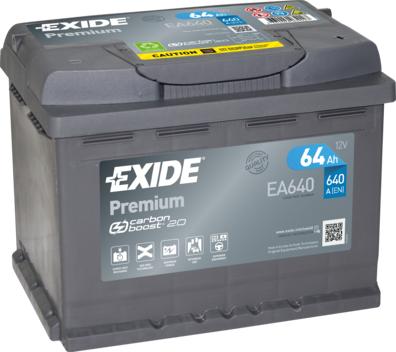 Exide EA640 - Startera akumulatoru baterija autodraugiem.lv