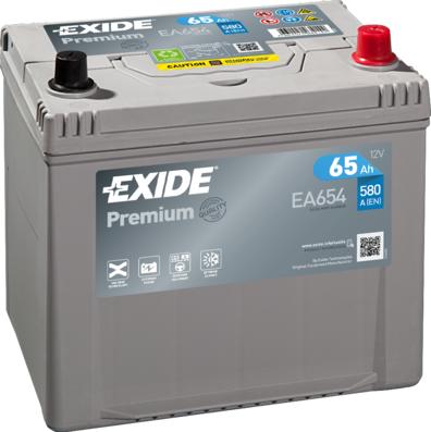 Exide EA654 - Startera akumulatoru baterija autodraugiem.lv