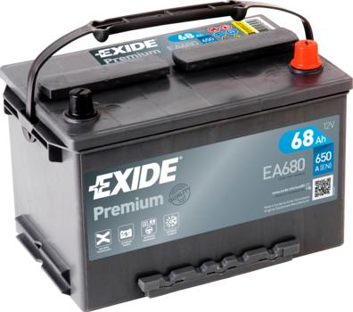 Exide _EA680 - Startera akumulatoru baterija autodraugiem.lv