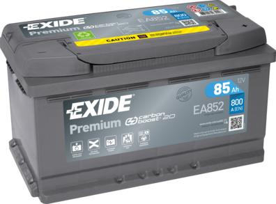 Exide EA852 - Startera akumulatoru baterija autodraugiem.lv