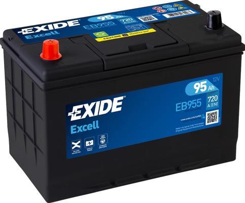 Exide EB955 - Startera akumulatoru baterija autodraugiem.lv