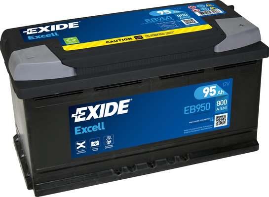 Exide EB950 - Startera akumulatoru baterija autodraugiem.lv