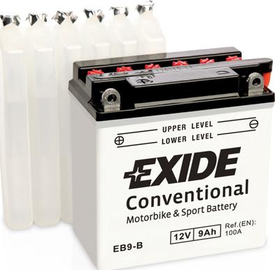 Exide EB9-B - Startera akumulatoru baterija autodraugiem.lv