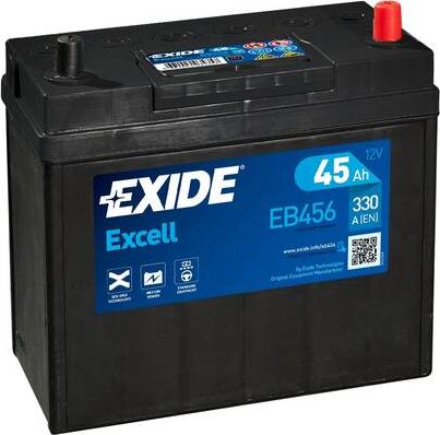 Exide EB456 - Startera akumulatoru baterija autodraugiem.lv