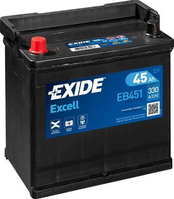 Exide EB451 - Startera akumulatoru baterija autodraugiem.lv
