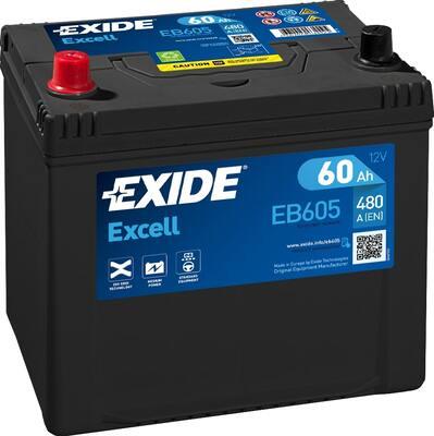 Exide EB605 - Startera akumulatoru baterija autodraugiem.lv