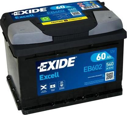 Exide EB602 - Startera akumulatoru baterija autodraugiem.lv