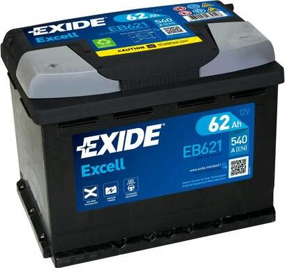 Exide EB621 - Startera akumulatoru baterija autodraugiem.lv