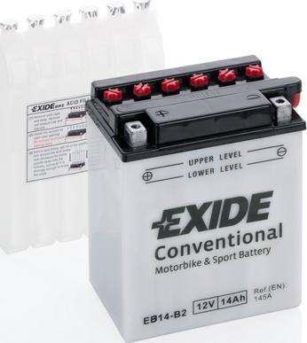 Exide EB14-B2 - Startera akumulatoru baterija autodraugiem.lv