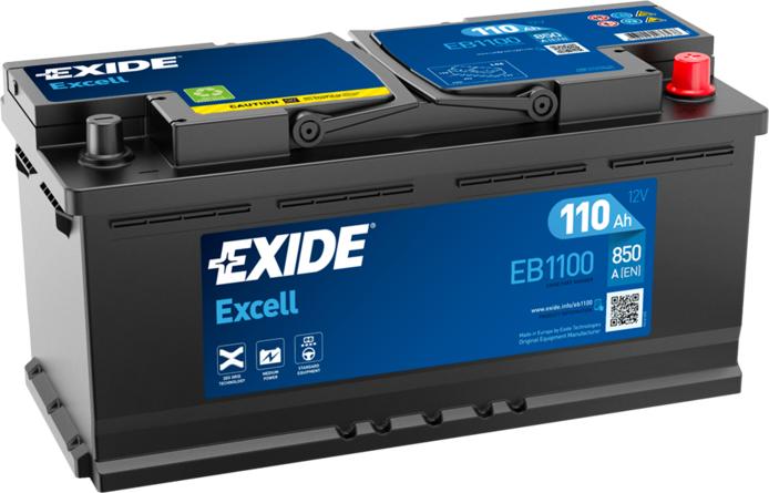Exide EB1100 - Startera akumulatoru baterija autodraugiem.lv